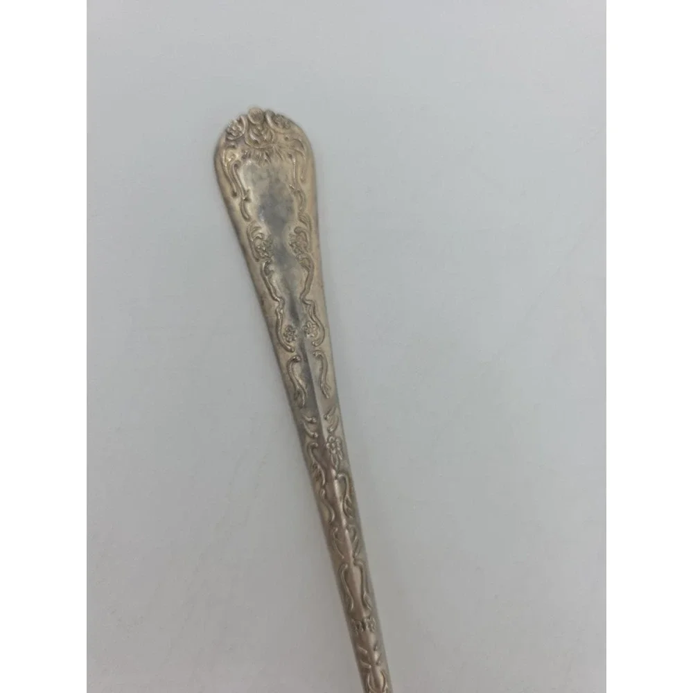 Vintage WM Rogers & Son Serving Spoon Enchanted Rose Punch Or Gravy Ladle 11
